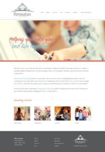 Renovation Counseling Increases Online Web Presence with Well Designed Website