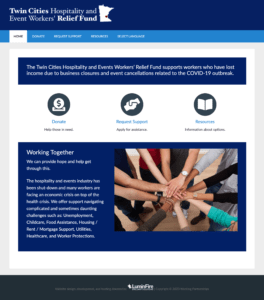 LuminFire Donates Custom WordPress/FileMaker Solution to Help Those Impacted by COVID-19