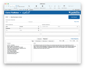 cURLing in Claris FileMaker